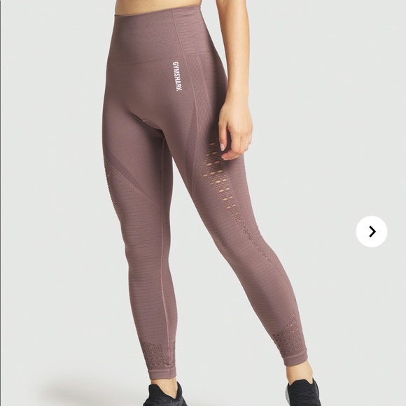 GYMSHARK Lilac Energy & Seamless Leggings - Picture 3 of 4